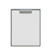 3d realistic document icon isolated on white background. File or text document symbol for modern websites and mobile app UI designs. Vector illustration