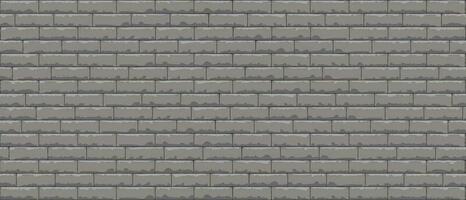 Brick wall pattern seamless background. Realistic decorative background. Vector illustration
