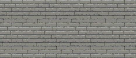 Brick wall pattern seamless background. Realistic decorative background. Vector illustration