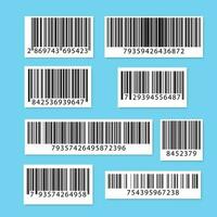 Set of barcodes. Collection QR codes. Vector illustration