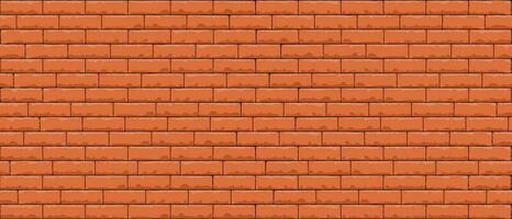 Brick wall pattern seamless background. Realistic decorative background. Vector illustration