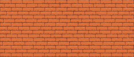 Brick wall pattern seamless background. Realistic decorative background. Vector illustration