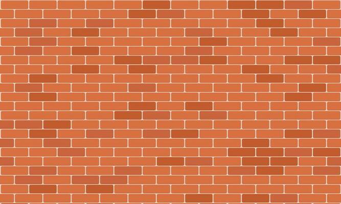 Brick wall pattern seamless background. Realistic decorative background. Vector illustration