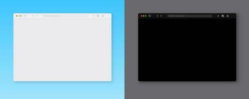 web navegador ventana modelo. sitio web navegador diferente dispositivos. vector ilustración