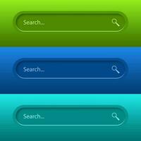 Search Bar for ui, design and web site. Search Address and navigation bar icon.  Vector collection of search form templates for websites