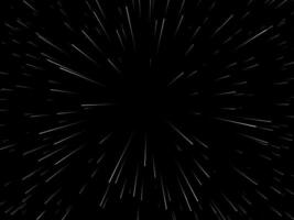 espacio velocidad. resumen Starburst dinámica líneas o rayos vector ilustración