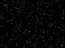 Starry sky. Dark night sky. Infinity space with shiny stars. Mystery dark Universe. Vector background