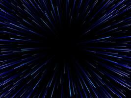 Space speed. Abstract starburst dynamic lines or rays. Vector illustration