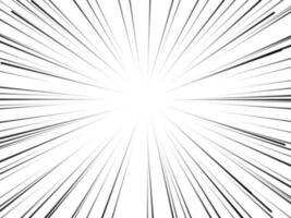 Space speed. Abstract starburst dynamic lines or rays. Vector illustration