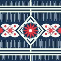 Geometric ethnic pattern design for asian fabric , clothing, fabric, batik, knitwear, embroidery, Ikkat, pixel pattern. vector