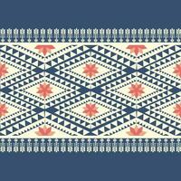 Geometric ethnic pattern design for asian fabric , clothing, fabric, batik, knitwear, embroidery, Ikkat, pixel pattern. vector