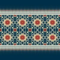 Geometric ethnic pattern design for asian fabric , clothing, fabric, batik, knitwear, embroidery, Ikkat, pixel pattern. vector