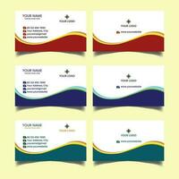 Creative Corporate Professional Business card vector