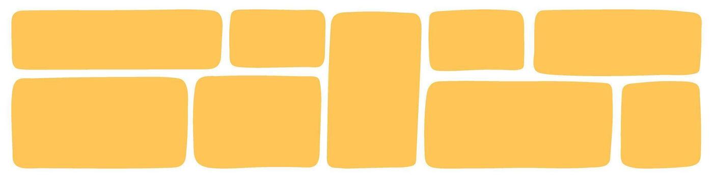 Hand drawn paper quote frame set. Empty speech bubbles. Colored shaped text box.Flat Vector isolated illustration