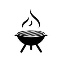 parrilla logo y símbolo vector ilustración diseño, barbacoa vector, parrilla vector diseño, parrilla icono