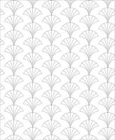 Black and white seamless pattern for coloring book in doodle style. vector