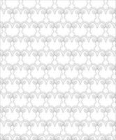 Black and white seamless pattern for coloring book in doodle style. vector