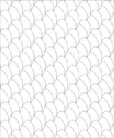 Black and white seamless pattern for coloring book in doodle style. vector