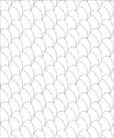 Black and white seamless pattern for coloring book in doodle style. vector