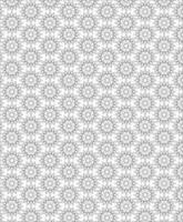 Black and white seamless pattern for coloring book in doodle style. vector