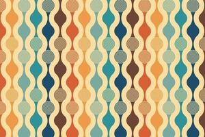 Colorful nostalgic seamless pattern background. Retro nostalgia structure vector illustration.