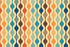 Colorful nostalgic seamless pattern background. Retro nostalgia structure vector illustration.