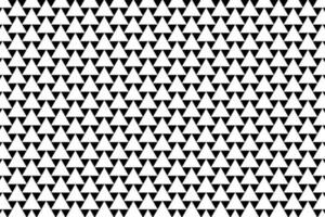 Black and white triangular mosaic pattern. Geometric background made of triangles. vector