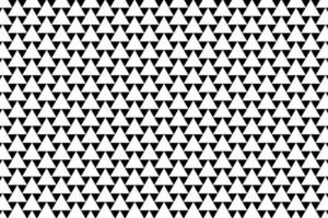 Black and white triangular mosaic pattern. Geometric background made of triangles. vector