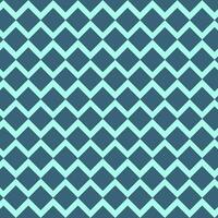 Cyan quilted square seamless pattern background. Geometric rhombus diamond shape pattern. Vector illustration.
