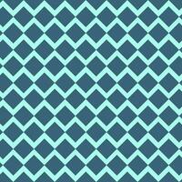 Cyan quilted square seamless pattern background. Geometric rhombus diamond shape pattern. Vector illustration.