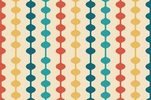 Colorful nostalgic pattern background with pockmark stripes structure. vector