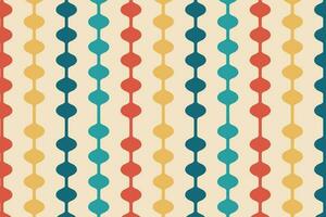 Colorful nostalgic pattern background with pockmark stripes structure. vector