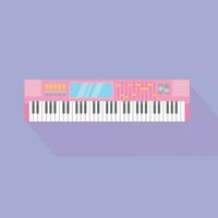 baby pink synthesizer vector