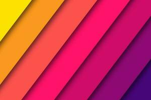 3d yellow, orange,pink and purple papercut tiles background. Modern diagonal papercutting tiles vector background.