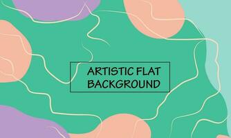 A creative and awesome abstract hand drawn and curve background design vector