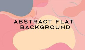 Abstract Flat Background for Facebook cover page design vector