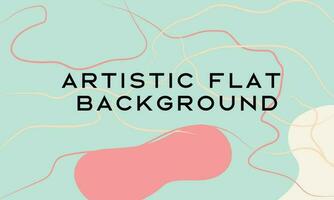 Abstract Flat background design for instragram cover page design vector