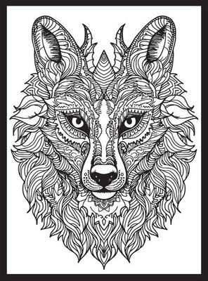 animaux mandala adulte coloration pages 25867549 Art vectoriel