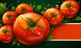 rojo tomate antecedentes para social medios de comunicación publicidad, orgánico vegetal para sano nutrición. generativo ai foto