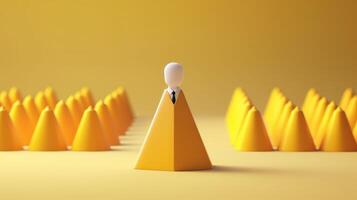 Business Leadership Concept, Teamwork Together Collaboration, Human Resources Management. photo