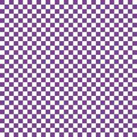 Checker purple and white square grid pattern for background vector