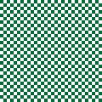 Checker green and white square grid pattern for background vector