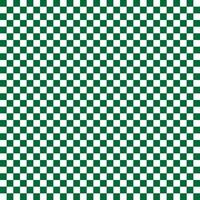 Checker green and white square grid pattern for background vector