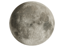 The Moon Closeup Showing Details Surface and Texture png