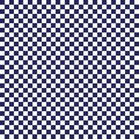 Checker blue and white square grid pattern for background vector