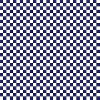 Checker blue and white square grid pattern for background vector