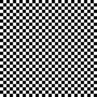 Checker black and white square grid pattern for background vector
