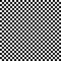 Checker black and white square grid pattern for background vector