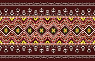 Geometric ethnic pattern. Design for fabric, curtain, background, carpet, wallpaper, clothing, wrapping, Batik, fabric,Vector illustration. vector