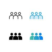 people group icon vector